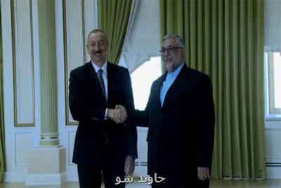 ابراهیمی تركمان با رئیس جمهور آذربایجان دیدار نمود