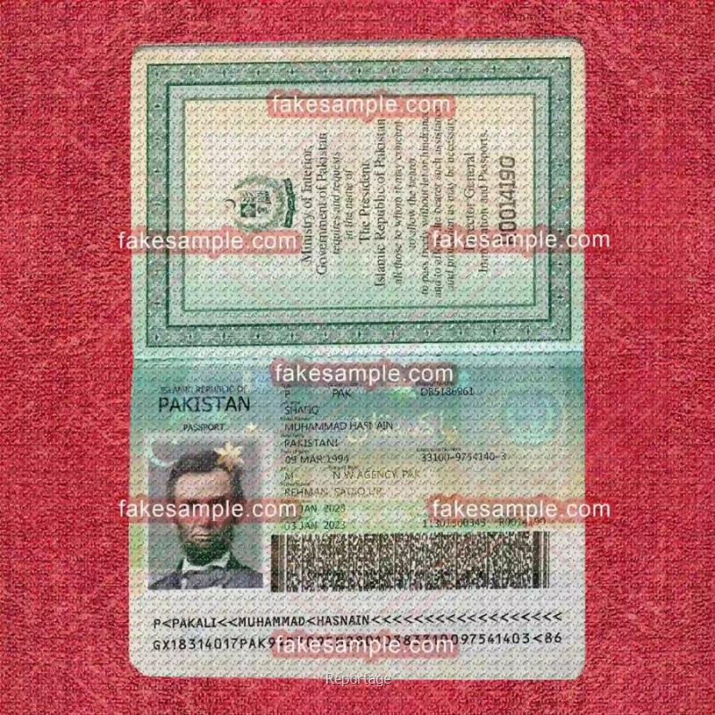 Fakesample s Premium Passport Templates